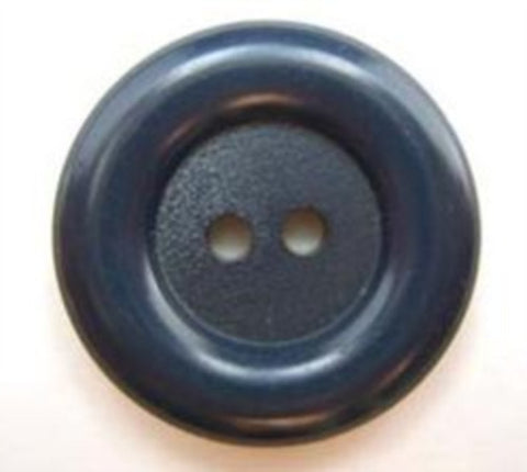 B5041 22mm Pale Navy Matt Centre 2 Hole Button - Ribbonmoon