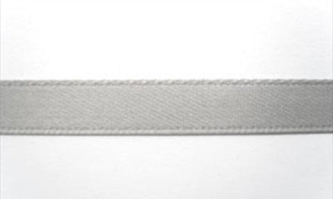 R6249 7mm Silver Grey Double Face Satin Ribbon - Ribbonmoon