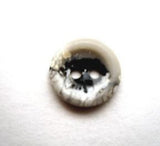 B12707 12mm Mixed Greys Stone Effect 2 Hole Button - Ribbonmoon