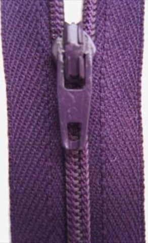 Z3897 YKK 13cm Pale Blackberry Nylon No.3 Closed End Zip - Ribbonmoon