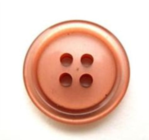 B10790 19mm Pearlised Light Brown 4 Hole Button - Ribbonmoon