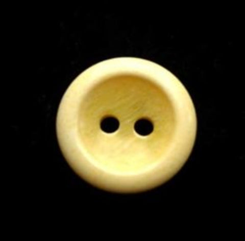 B17329 16mm Frosted Lemon Gloss 2 Hole Button - Ribbonmoon