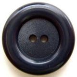 B6302 25mm Dusky Air Force Blue Chunky Matt Centre 2 Hole Button - Ribbonmoon