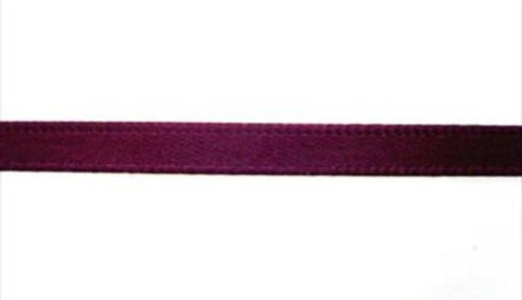 R1848 5mm Plum Wine Double Faced Satin Ribbon by Offray - Ribbonmoon