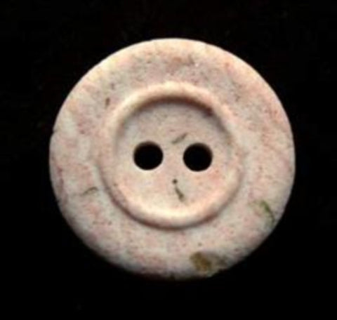 B16781 20mm Natural Speckled Matt 2 Hole Button