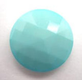 B14586 20mm New Turquoise Domed Honeycomb Shank Button - Ribbonmoon