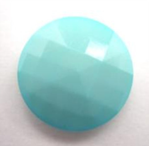 B14586 20mm New Turquoise Domed Honeycomb Shank Button - Ribbonmoon