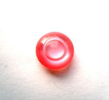 B12517 11mm Pink Polyester Domed Shank Button - Ribbonmoon