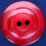 B2616 28mm Geranium Pink Shimmery Gloss 2 Hole Button - Ribbonmoon