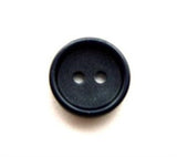 B12758 14mm Midnight Navy Matt Centre 2 Hole Button - Ribbonmoon