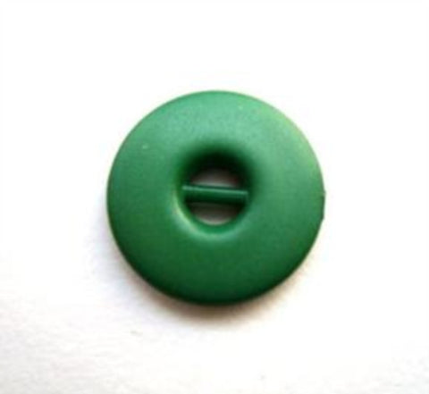 B13322 15mm Deep Green Matt Bar Button - Ribbonmoon