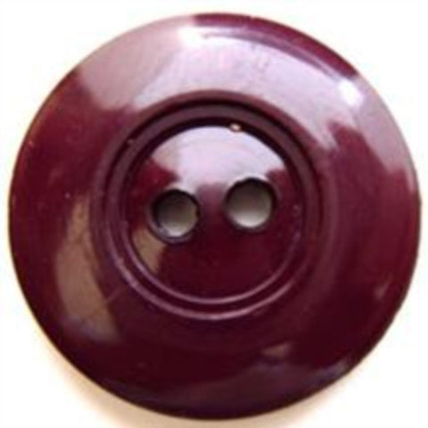 B7771 23mm Maroon High Gloss Nylon 2 Hole Button - Ribbonmoon