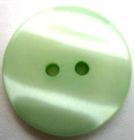 B13331 23mm Mint Green Pearlised Surface 2 Hole Button - Ribbonmoon