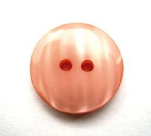 B13706 19mm Apricot Pearlised Surface 2 Hole Button - Ribbonmoon