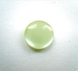 B9662 11mm Bright Mint Green Pearlised Polyester Shank Button - Ribbonmoon