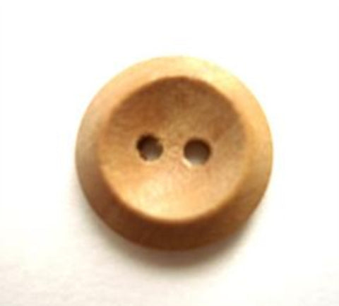 B8845 15mm Antique Pine Wood 2 Hole Button