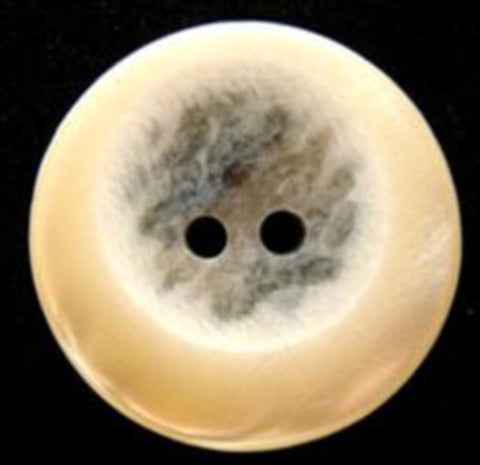 B6782 23mm Aaran Cream Shimmery Pearlised 2 Hole Button - Ribbonmoon