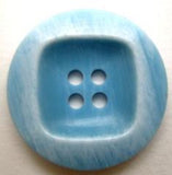 B9123 23mm Frosted Pale Blue Gloss 4 Hole Button - Ribbonmoon