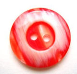 B9057 18mm Frosted Salsa Shimmery Polyester 2 Hole Button - Ribbonmoon