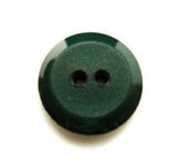 B13427 16mm Forest Green Matt Centre 2 Hole Button - Ribbonmoon