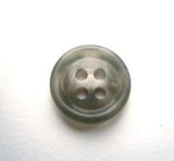 B17576 15mm Mid and Pale Greys 4 Hole Button - Ribbonmoon