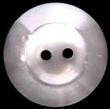 B2212 23mm Pale Grey Pearlised Shimmery 2 Hole Button - Ribbonmoon