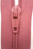 Z1308 36cm Deep Dusky Pink Nylon No.3 Closed End Zip - Ribbonmoon