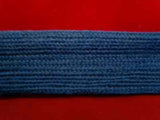 FT1540 23mm Deep Dusky Blue Woven Soft Braid - Ribbonmoon