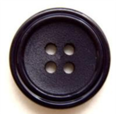 B8605 19mm Navy Matt Centre 2 Hole Button - Ribbonmoon