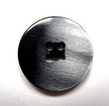 B15923 18mm Black and Pealised Grey Shimmery 4 Hole Button - Ribbonmoon