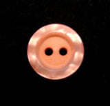 B9594 14mm Peach Melba 2 Hole Button - Ribbonmoon