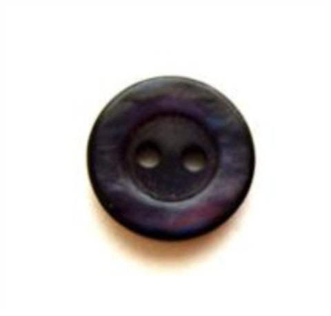 B8337 12mm Tonal Blackberry Real Shell 2 Hole Button - Ribbonmoon