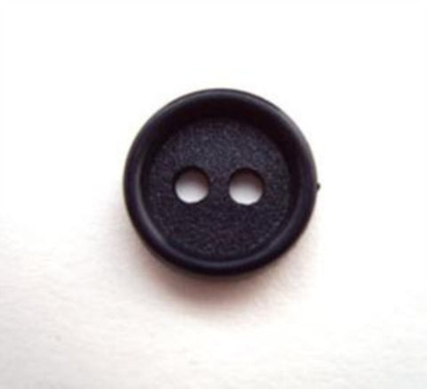 B13207 13mm Navy Matt Centre 2 Hole Button - Ribbonmoon