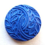 B8451 20mm Royal Blue Textured Shank Button - Ribbonmoon