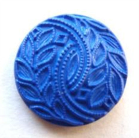 B8451 20mm Royal Blue Textured Shank Button - Ribbonmoon