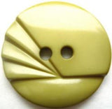 B9134 27mm Pistachio Green Gloss 2 Hole Button - Ribbonmoon