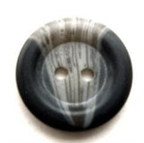 B13532 19mm Smoked and Light Greys Bone Sheen 2 Hole Button - Ribbonmoon