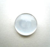 B14372 15mm Iced Blue Pearlised Polyester Shank Button - Ribbonmoon