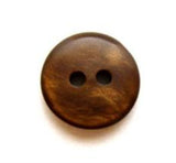 B8104 14mm Tonal Browns Shimmery 2 Hole Button - Ribbonmoon