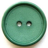 B7544 23mm Dusky Parakeet Green Matt Centre 2 Hole Button - Ribbonmoon