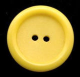 B10360 20mm Primrose Matt Centre 2 Hole Button - Ribbonmoon