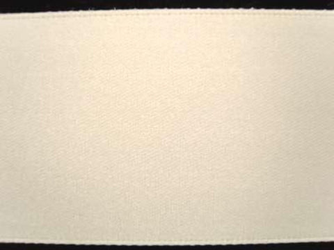 R2151 50mm Pale Cream Single Faced Satin Ribbon by Berisfords