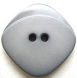 B9723 24mm Pale Grey Matt 2 Hole Button - Ribbonmoon