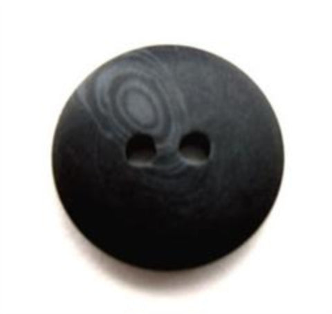 B12780 17mm Tonal Dark Charcoal Matt 2 Hole Button - Ribbonmoon