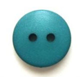 B5694 14mm Malibu Blue Matt 2 Hole Button - Ribbonmoon