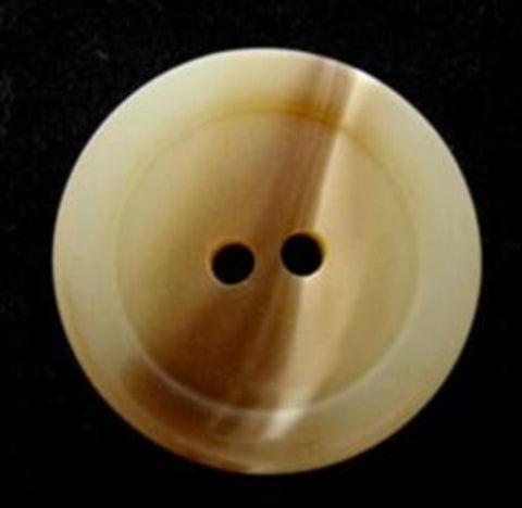 B6613 20mm Creamy Aaran Bone Sheen 2 Hole Button - Ribbonmoon