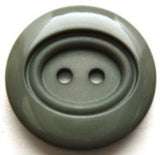 B7465 23mm Linden Green Matt Centre 2 Hole Button - Ribbonmoon