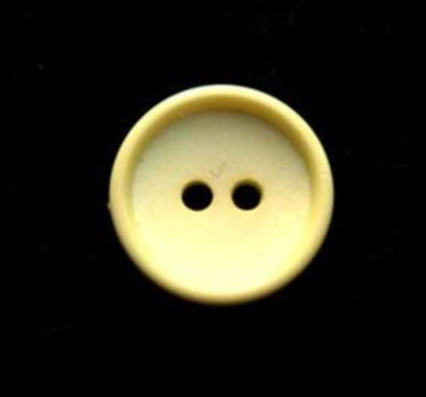 B17339 16mm Primrose Matt Centre 2 Hole Button - Ribbonmoon