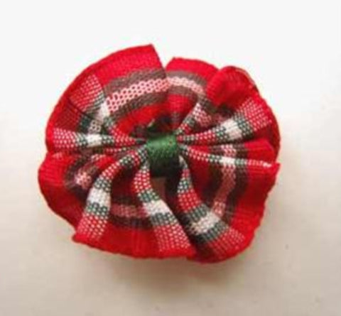 RB035 25mm Tartan Ribbon Bow