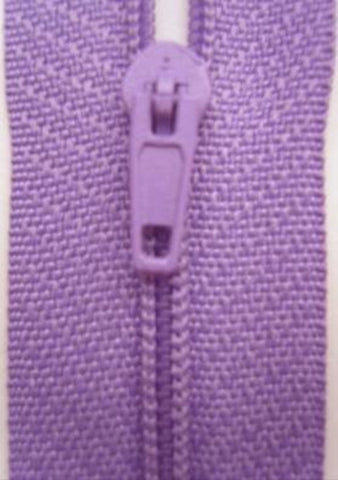 Z2317 36cm Deep Lilac Nylon Pin Lock No.3 Closed End Zip - Ribbonmoon